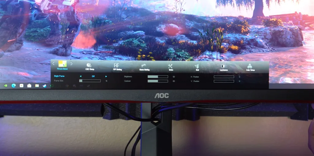 AOC Écran gaming incurvé ultrawide CU34G2 86 cm (34 pouces) (QHD, HDMI,  DisplayPort, FreeSync, temps de réponse de 1 ms, 100 Hz, 3440x1440)  noir/rouge : : Informatique