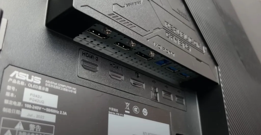 ASUS ROG Swift PG42UQ : Test du moniteur OLED 4K 120Hz 39 ASUS ROG Swift PG42UQ