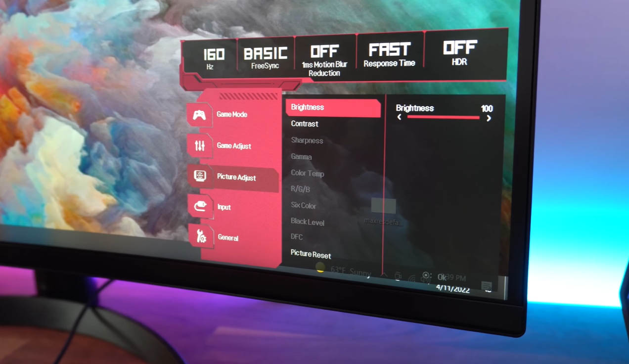 LG UltraWide 34WP65CP-B : Test de l'écran 34" 1440p VA 160Hz 1ms 18 LG UltraWide 34WP65CP-B